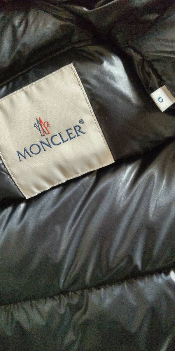 送料無料 モンクレール スイエン MONCLER SUYEN ダウンジャケット ミドル丈 Aライン／フレア サイズO 黒