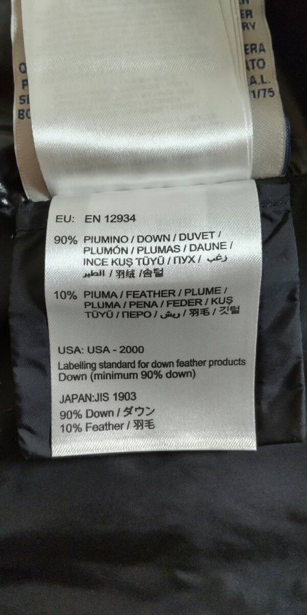 美品 モンクレール バデット MONCLER BADETE ダウンジャケット サイズOO ネイビー紺色 送料無料_画像9