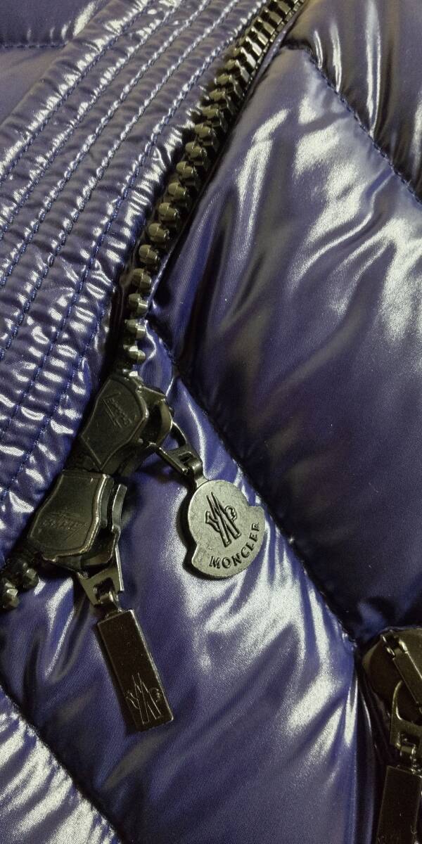 美品 モンクレール バデット MONCLER BADETE ダウンジャケット サイズOO ネイビー紺色 送料無料_画像10