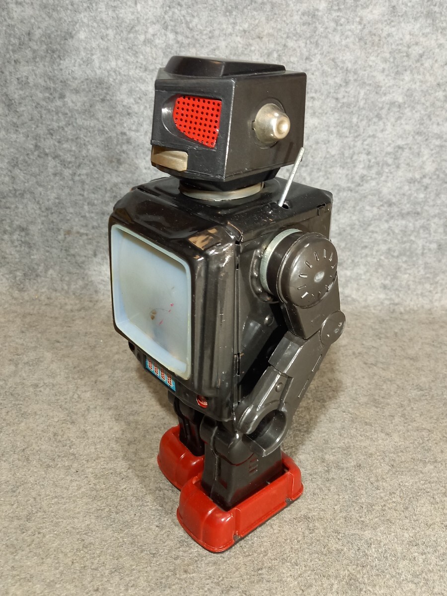 堀川玩具 大怪獣テレビ ロボット TV ROBOT/当時物ブリキ電動歩行 堀川玩具 大怪獣テレビ ロボット TV ROBOT/当時物ブリキ電動歩行