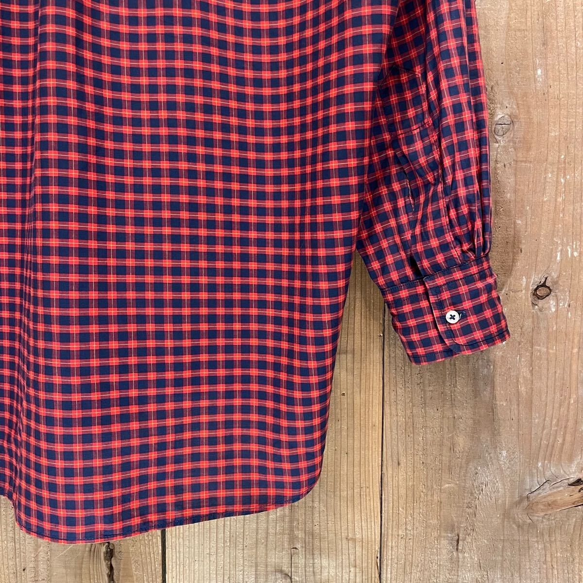 【サイズ 16 1/2】70s USA制 Brooks Brothers コットン BD シャツ アメリカ古著 ブルックスブラザーズ 60s 6ボタン 長袖 ボタンダウン