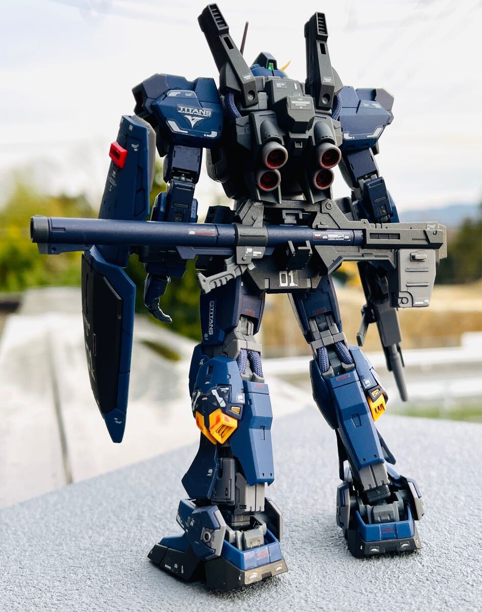 完成品 バンダイ 1/144 RGガンダム マークⅡ完成品 基本無塗装ウェザリング施工のみ