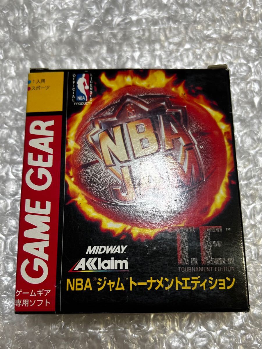 ゲームギア NBAジャム トーナメントエディション　箱説付き　　NBAJAM T.E. セガ