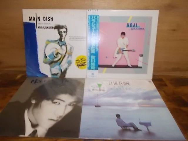 c2466　【未確認(rèn)】　吉川晃司　LP4枚セット