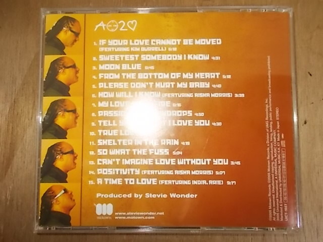 bCD1013　CD　【A-A-B-有】　スティービーワンダー/タイム トゥ ラヴ