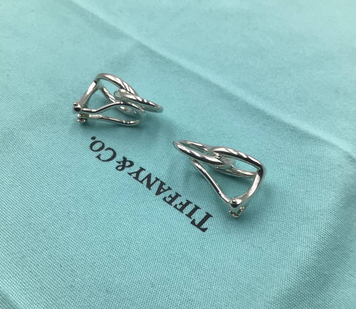 TIFFANY&Co. ティファニーダブルループ シルバー SV925 イヤリング_画像4