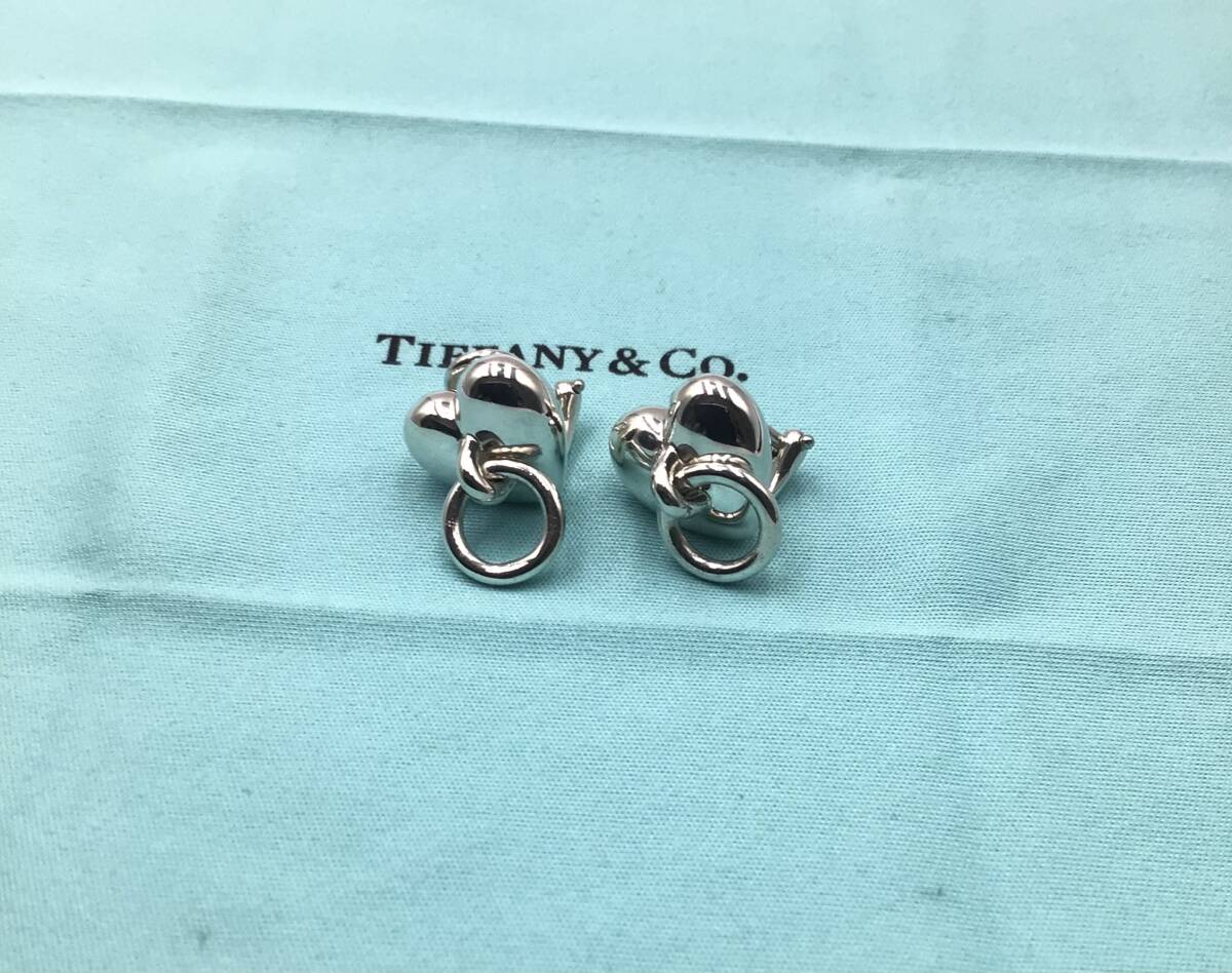 TIFFANY&Co.  ティファニーハートノック SV925シルバーイヤリング_画像2