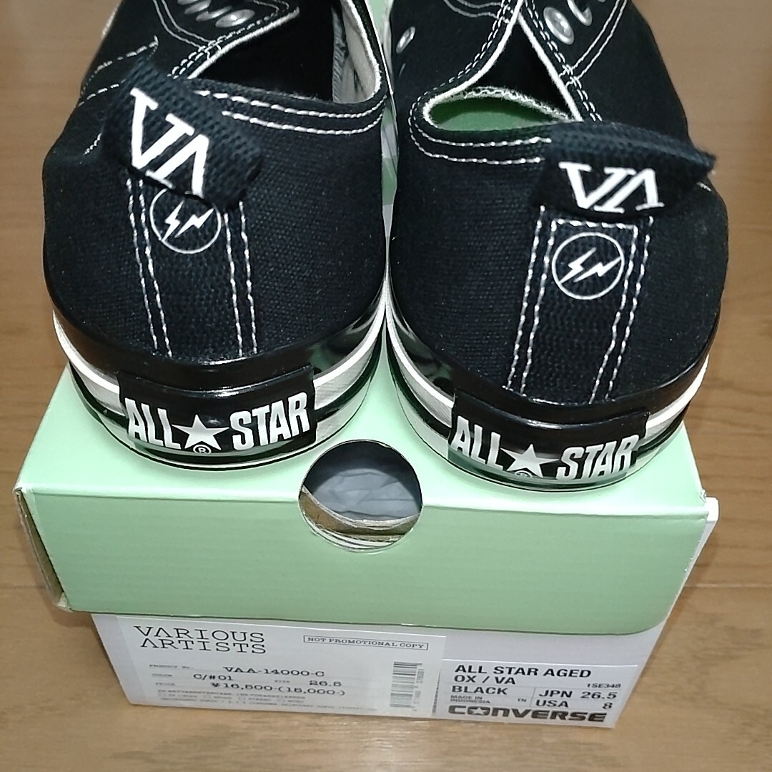 26.5cm/US8】新品未使用 V.A. × Converse All Star OX Black 26.5cm/US8】新品未使用 V.A. × Converse All Star OX Black