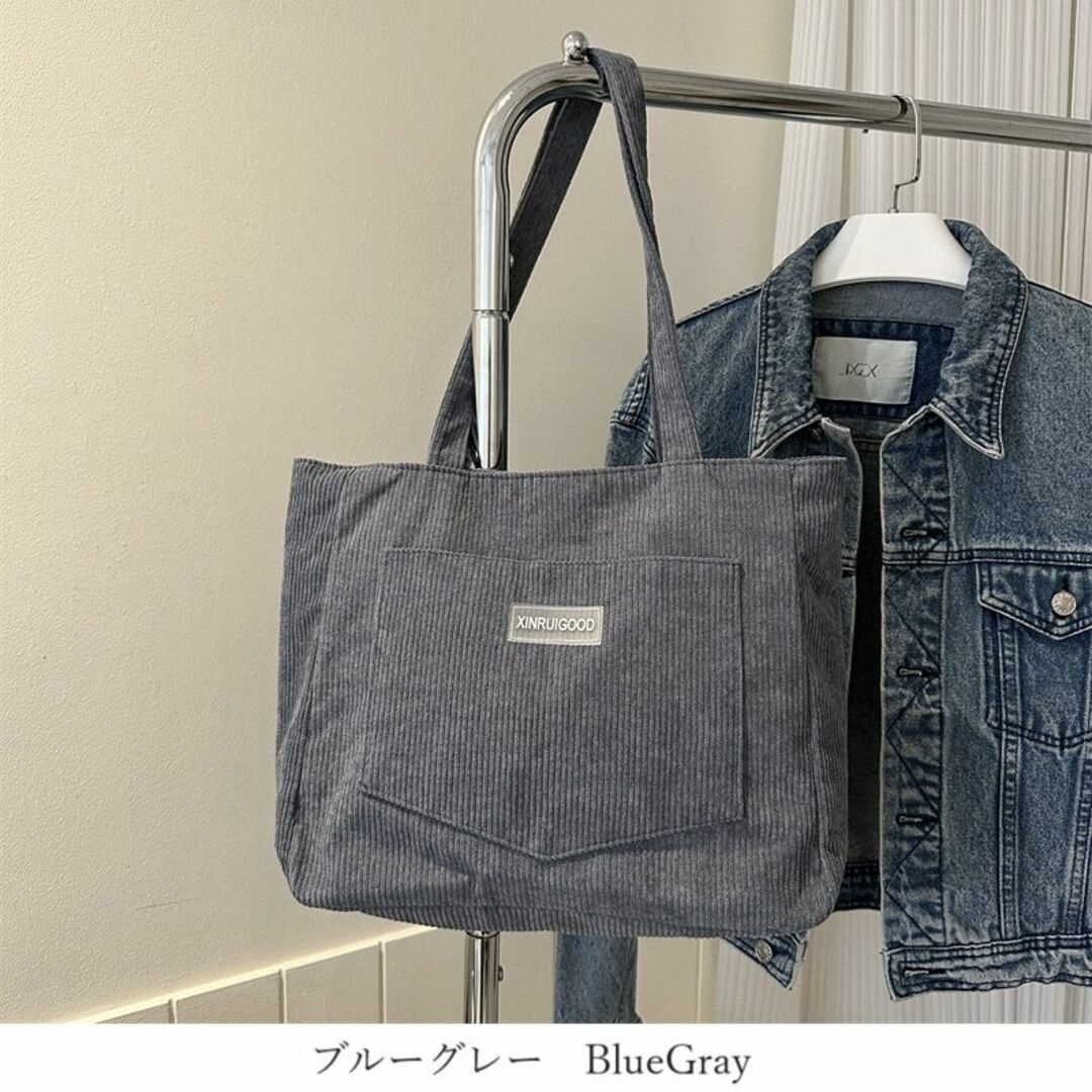 トートバッグ バッグ 大きめ レディース デニム キャンバス ブルー