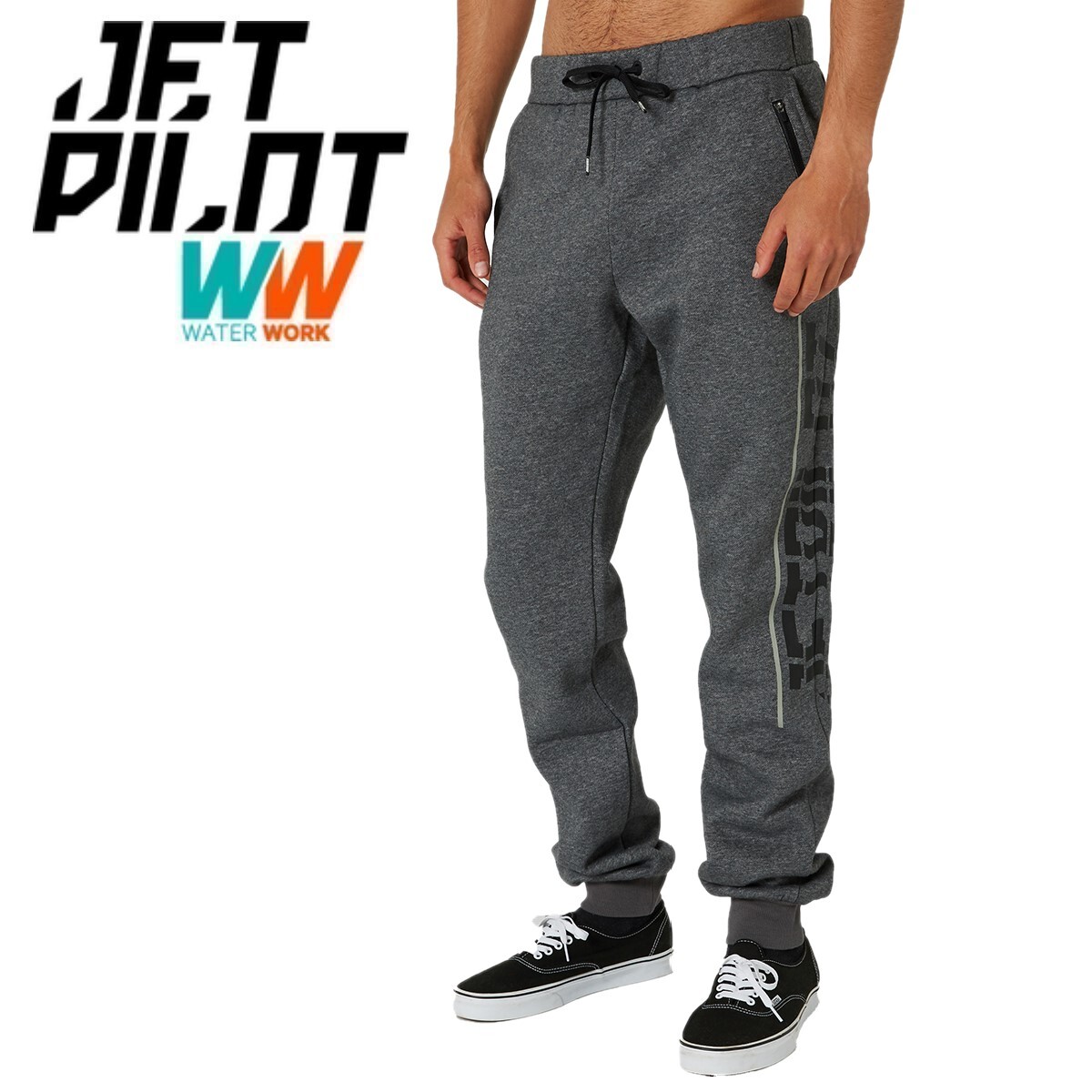 ジェットパイロット JETPILOT スウェット パンツ 送料無料 ユナイテッド トラックパンツ W23905-1 チャコール S トレーナー