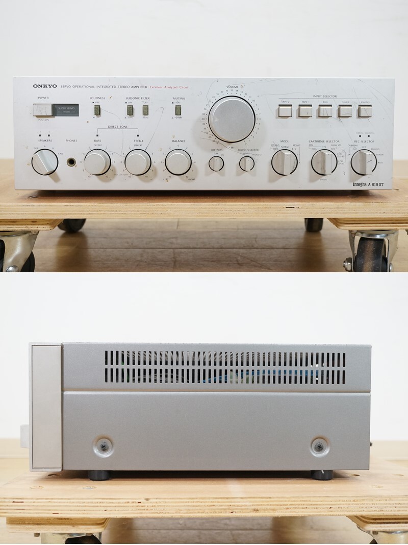 前ダ:【ONKYO/オンキョー】プリメインアンプ Integra A-819 GT ステレオアンプ オーディオ機(jī)器 日本制 ★送料無料★