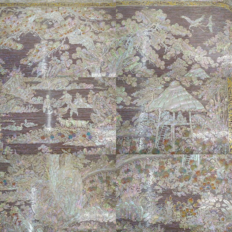 東ハ:最高級【螺鈿家具】楼閣山水 豪華絢爛 螺鈿テーブル ガラス 東ハ:最高級【螺鈿家具】楼閣山水 豪華絢爛 螺鈿テーブル ガラス