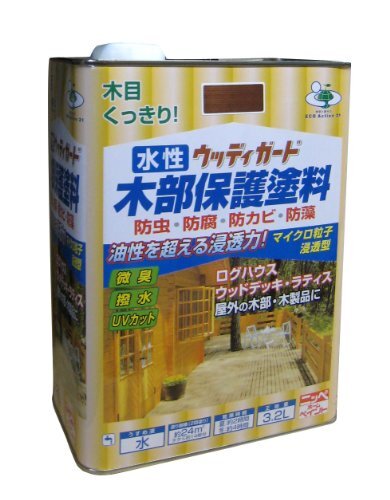 ニッペ 水性ウッディガード3．2L チャコールブラック