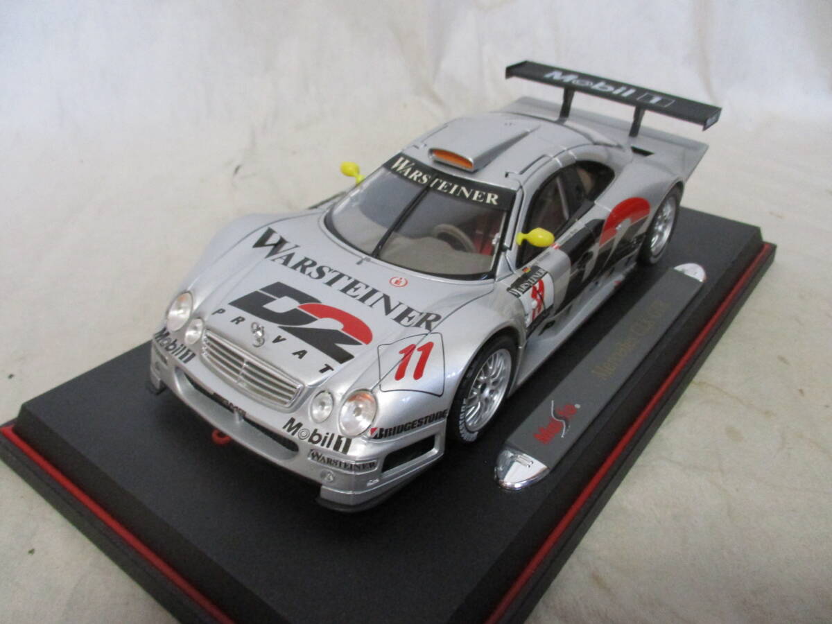 ち.　放出品　　マイスト　　1/18　　「メルセデスベンツ　CLK-GTR」レーシング　　クローゼット保管(暗所)品　　良品