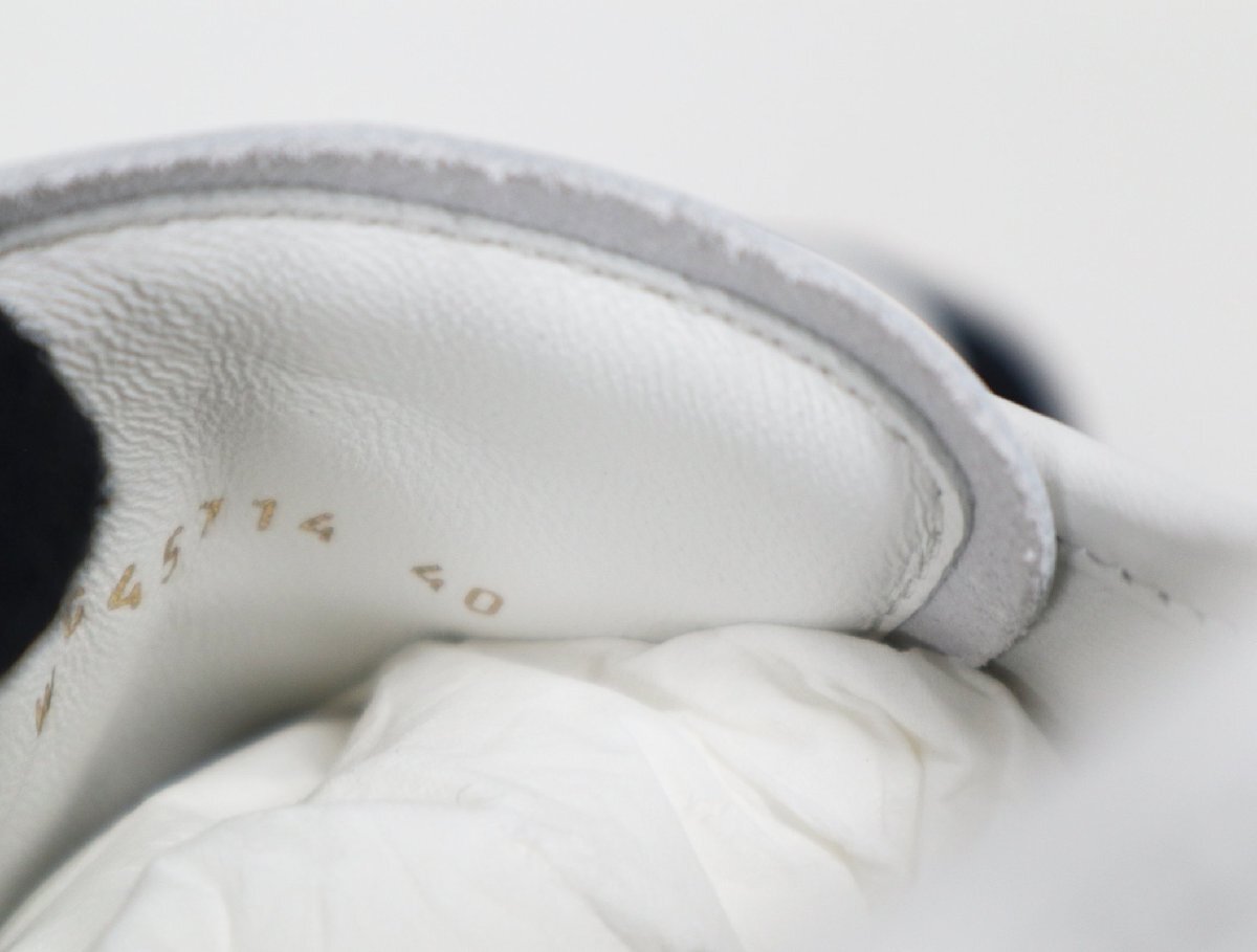 シャネル CHANEL スニーカー 24S G45714 B16598 ココマーク カーフスキン スエード サイズ40 未使用 ユニセックス 靴_画像7