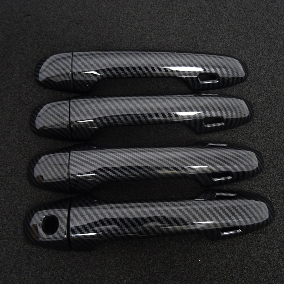 スポーティ全開♪ カーボン ルック ドアハンドル カバー クラウン ARS210 GRS210 GRS211 GRS214 アスリート S G i-Four S-T S-G 4穴