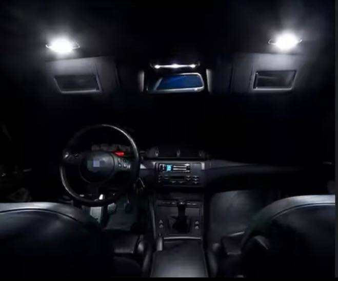 激白光 ! 交換式 ! LED バニティミラーランプ バニティランプ BMW E90 320i 323i 325i 325xi 330i 330xi 335i セダン 3シリーズ