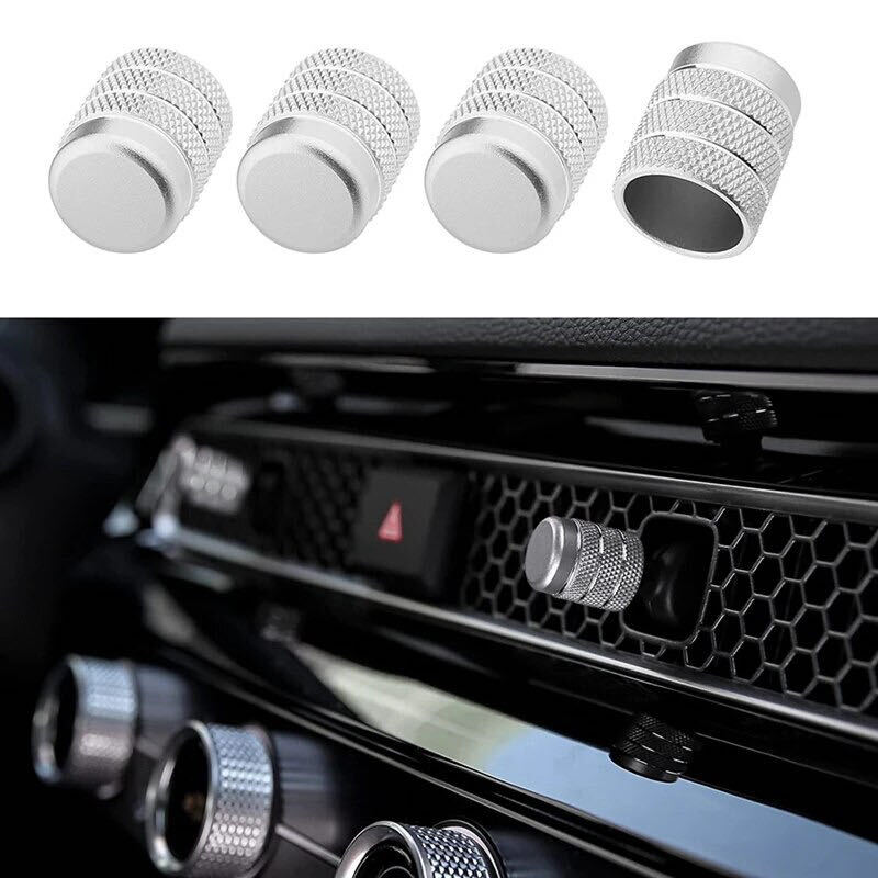 デザイン性UP? ホンダ シルバー エアコン ダイヤル ＆ エアコンコントロールノブ カバー シビック FL1 FL4 FL5 LX EX e:HEV タイプR