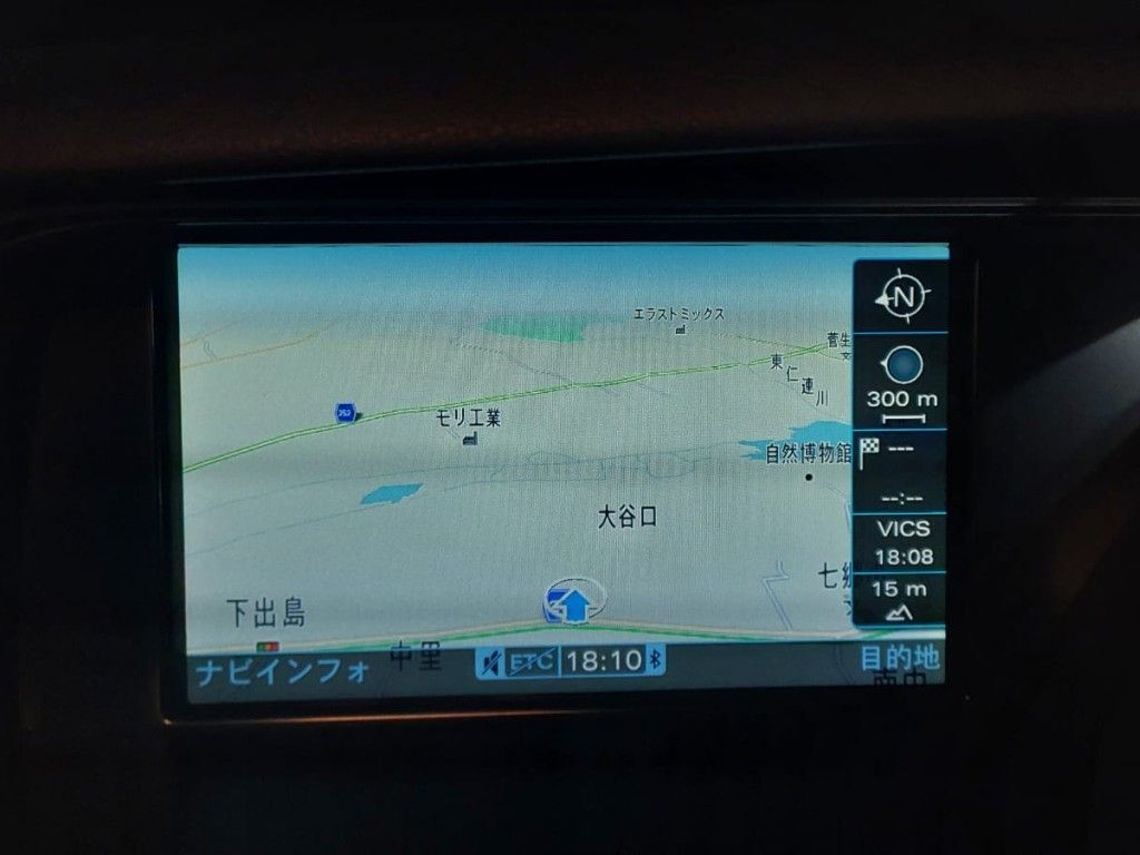 アウディ Audi A4 ( 8KCDH ) ナビ マルチ モニター ディスプレイユニット 4F0919604 動(dòng)作OK
