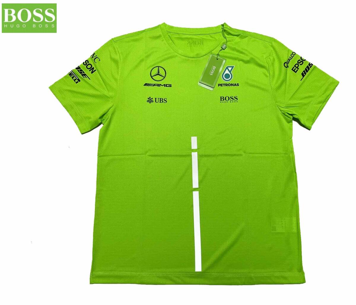 メルセデスAMG 2017支給品　リフレクターTシャツ　M 　新品　非売品　HUGO BOSS　ハミルトン　ボッタス　F1 ベンツ