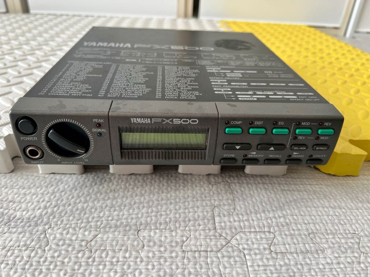 【希少・名機】ヤマハ マルチエフェクター FX500 通電音出し確認済み Yahoo!オークション - YAMAHA ヤマハ FX500 マルチエフェクター