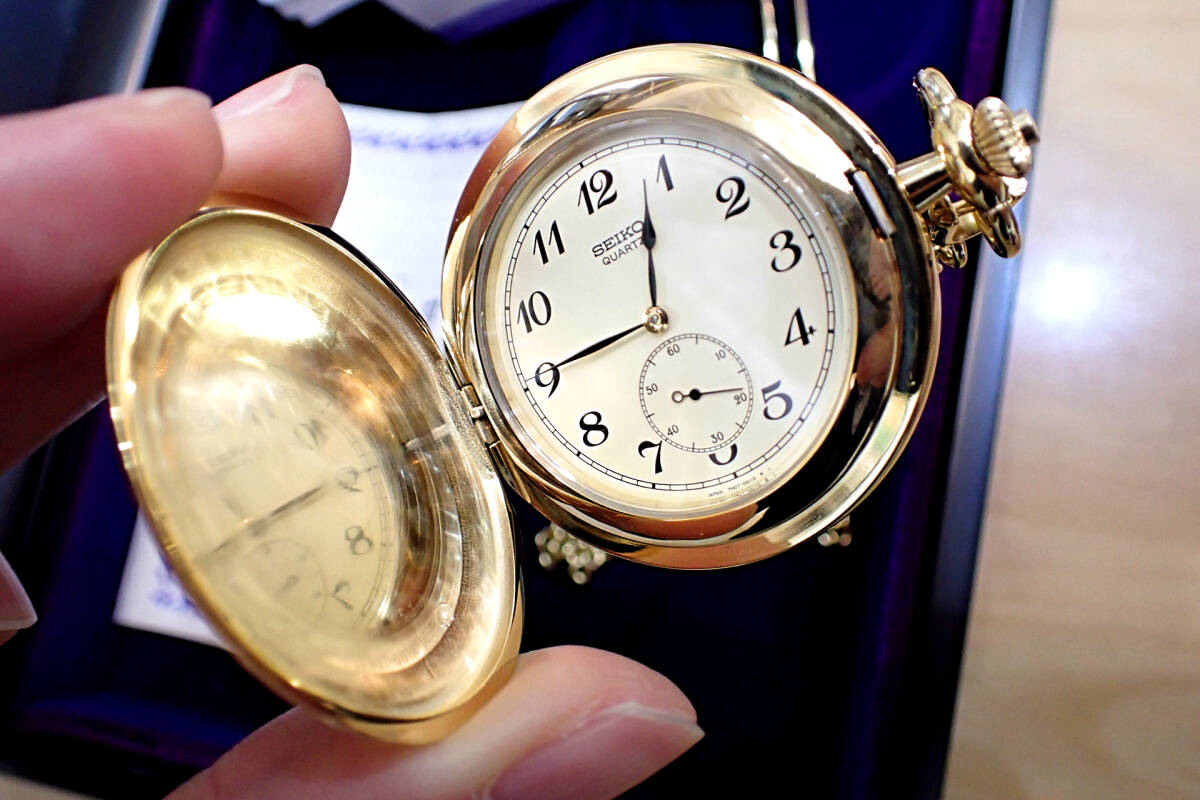 【user_9ba518ea】SEIKO 懐中時計 贈 内閣総理大臣 3個 贈 内閣総理大臣 懐中時計 - メルカリ
