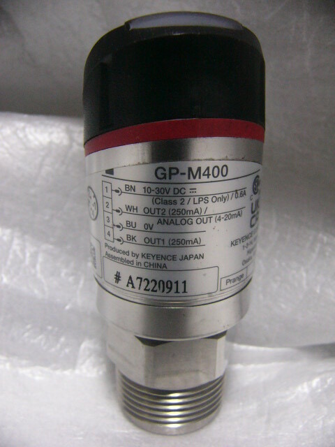 ☆未使用に近い☆ KEYENCE GP-M400 耐環境デジタル圧力センサ ☆未使用に近い☆ KEYENCE GP-M400 耐環境デジタル圧力センサ
