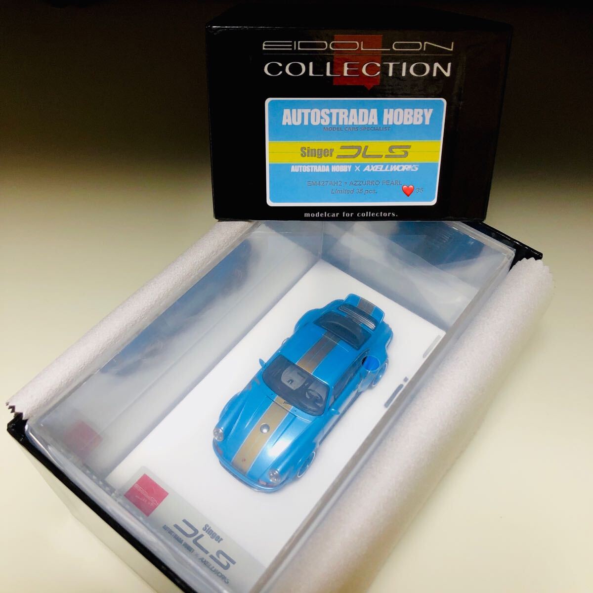 幻級 AXELLWORKS×AUTOSTRADAHOBBY アクセルワークス メイクアップ アイドロン 1/43 EIDOLON makeup Porsche Singer DLS EM427AH2 ポルシェ