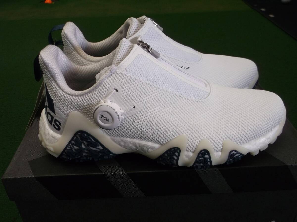 【税込】7429 新品 adidas CODECHAOS 22 BOA GX3938 27.5㎝ アディダス コードカオス ボア ゴルフシューズ スパイクレス