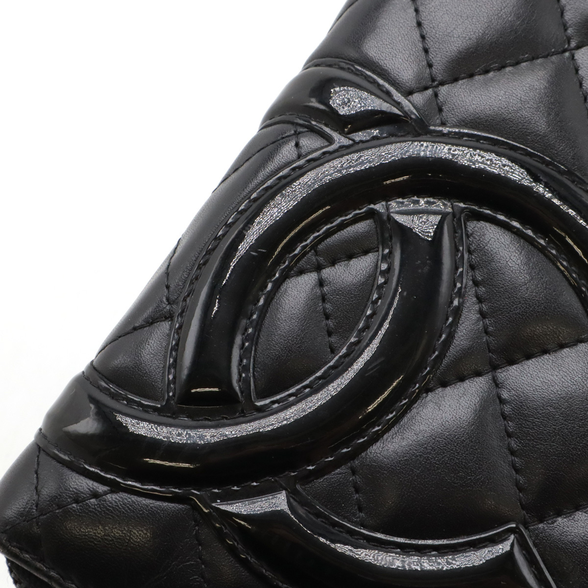 CHANEL シャネル カンボンライン ココマーク ラウンドファスナー CHANEL シャネル カンボンライン ココマーク ラウンドファスナー