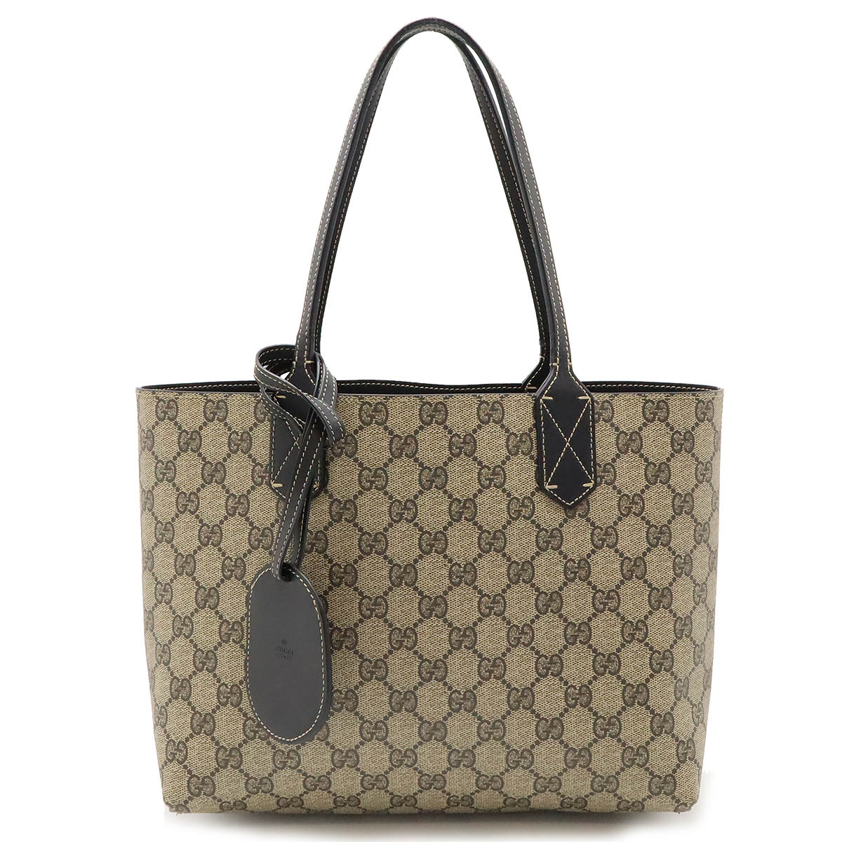 GUCCI グッチ GGスプリーム リバーシブル トートバッグ ショルダー 