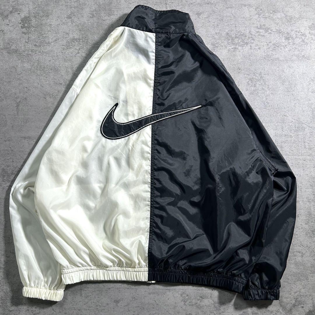 90年代 NIKE ナイキ ナイロンジャケット スウッシュ バックロゴ 90年代 NIKE ナイキ ナイロンジャケット スウッシュ バックロゴ