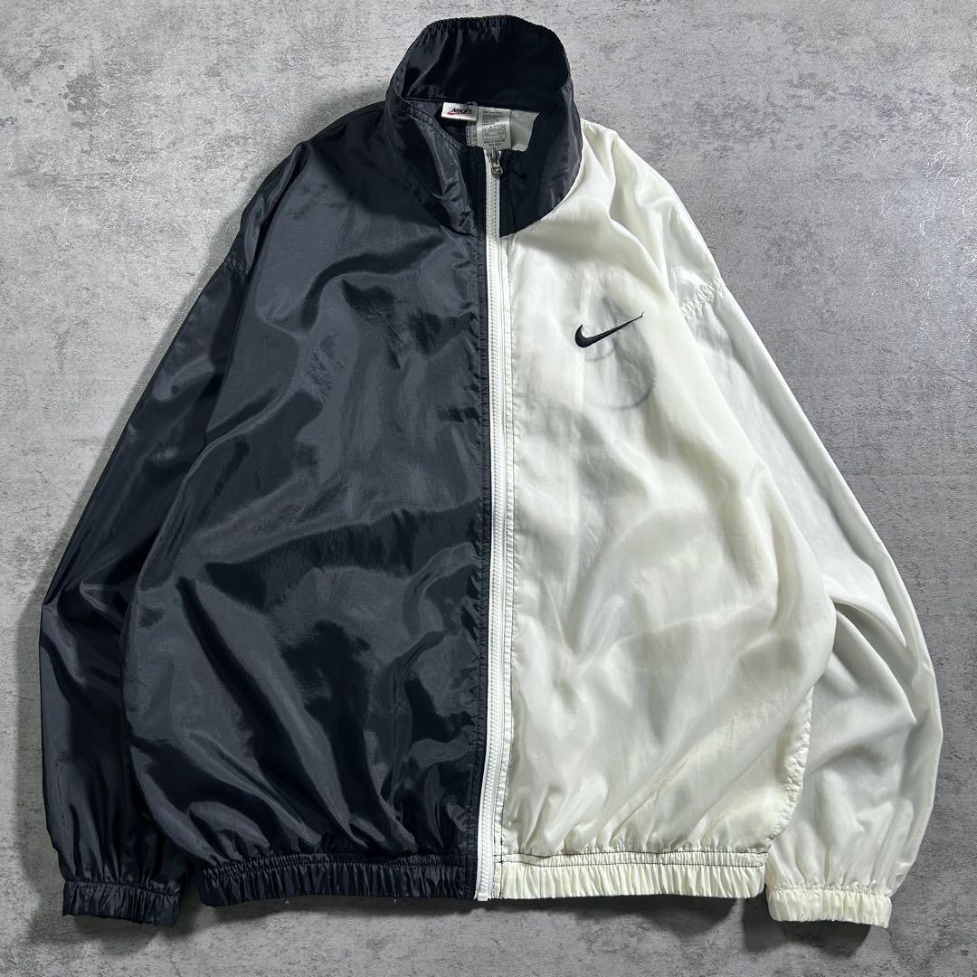 90年代 NIKE ナイキ ナイロンジャケット スウッシュ バックロゴ 90年代 NIKE ナイキ ナイロンジャケット スウッシュ バックロゴ