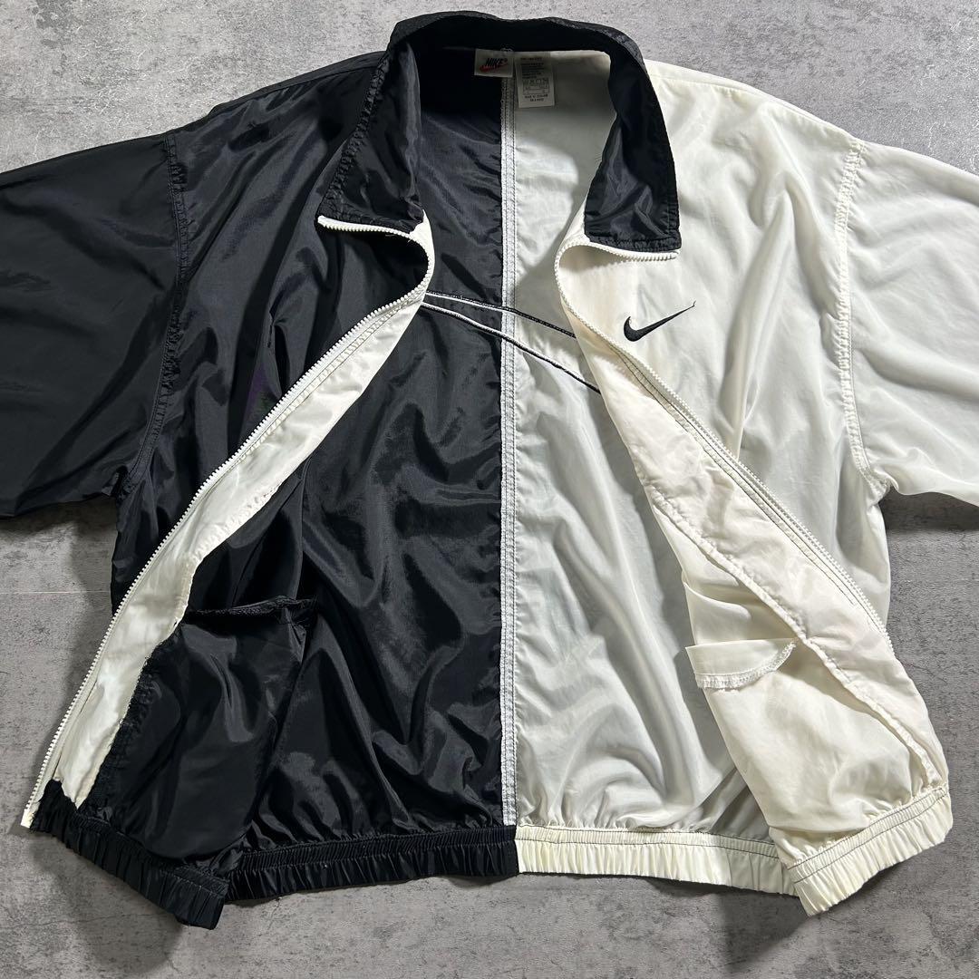 90年代 NIKE ナイキ ナイロンジャケット スウッシュ バックロゴ 90年代 NIKE ナイキ ナイロンジャケット スウッシュ バックロゴ