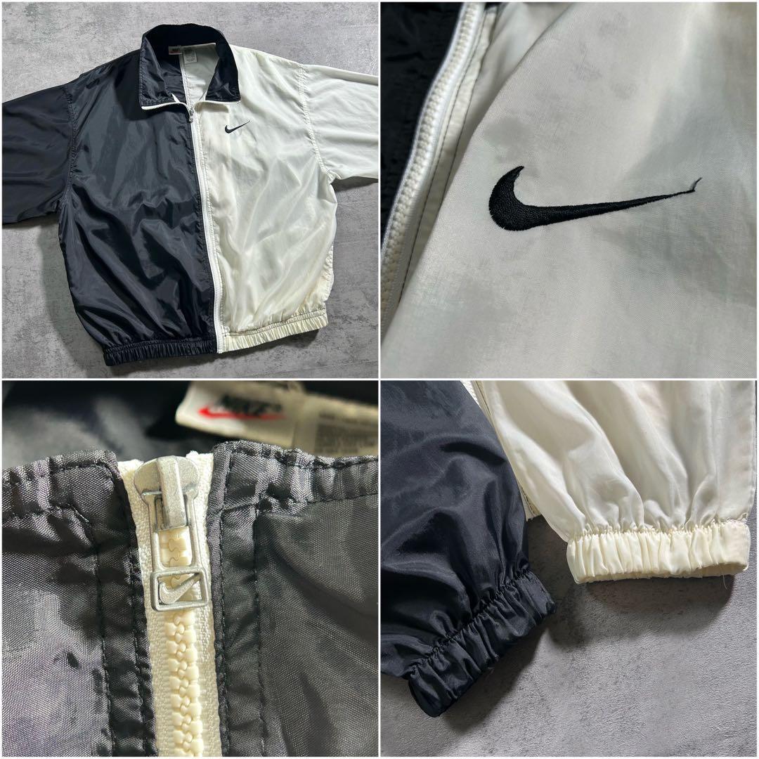 90年代 NIKE ナイキ ナイロンジャケット スウッシュ バックロゴ 90年代 NIKE ナイキ ナイロンジャケット スウッシュ バックロゴ