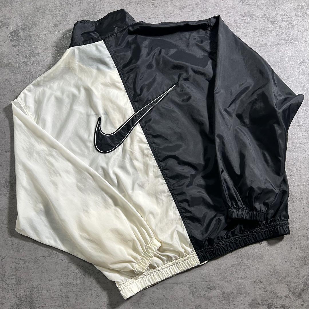 90年代 NIKE ナイキ ナイロンジャケット スウッシュ バックロゴ 90年代 NIKE ナイキ ナイロンジャケット スウッシュ バックロゴ