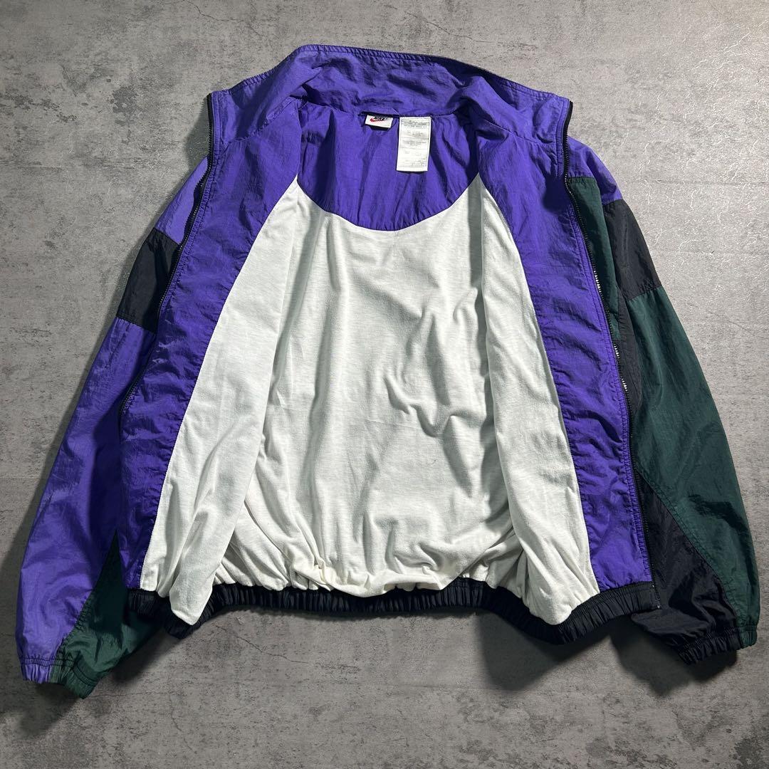 90s NIKE ナイキ ナイロンジャケット ブルゾン スウッシュ 90s NIKE ナイキ ナイロンジャケット ブルゾン スウッシュ