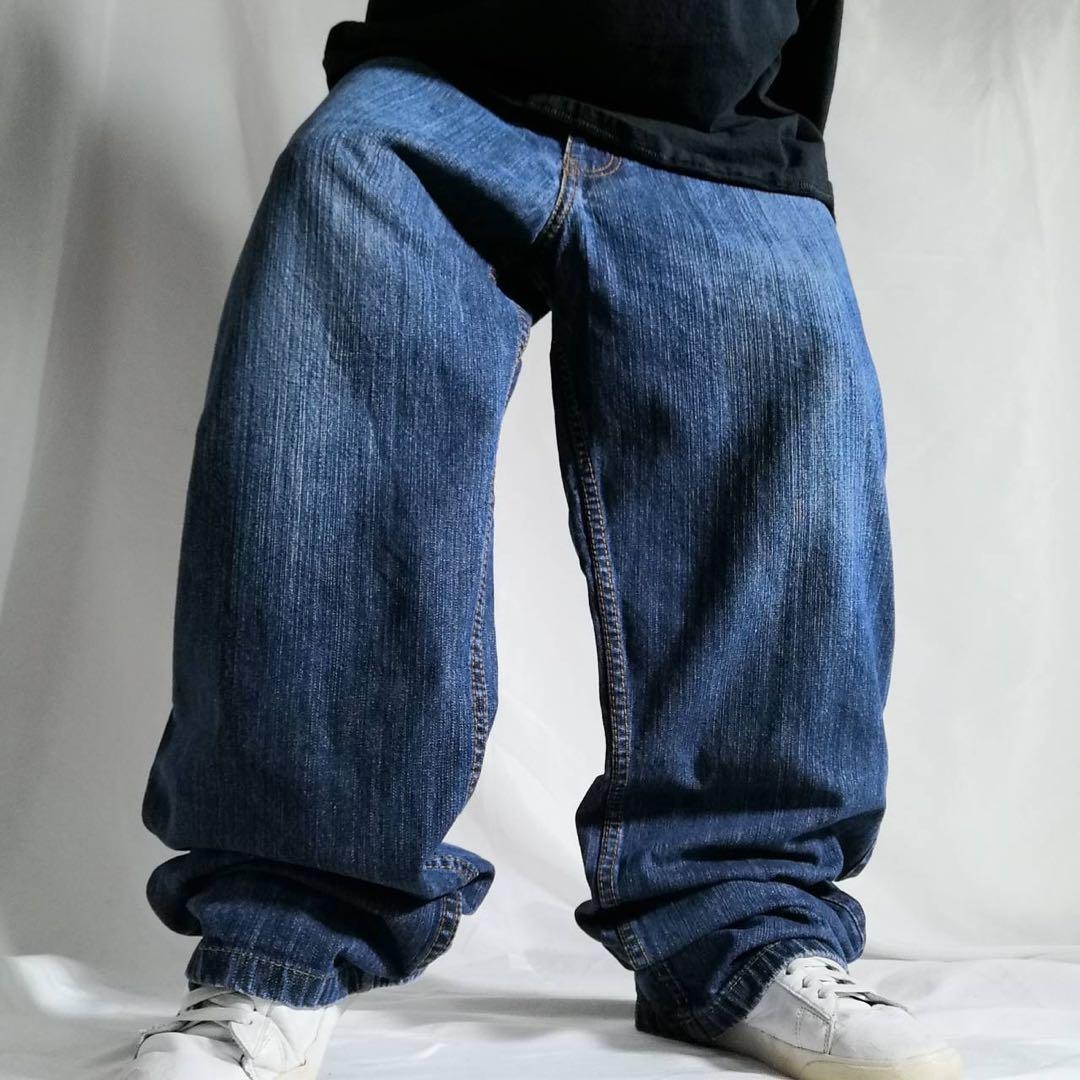 2000年代 ROCAWEAR ロカウェア デニムパンツ バックロゴ刺繍 2000年代 ROCAWEAR ロカウェア デニムパンツ バックロゴ刺繍