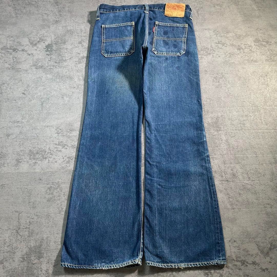 70年代 BIG STONE フレア ジーンズ デニム ベルボトム ボタン 70年代 BIG STONE フレア ジーンズ デニム ベルボトム ボタン