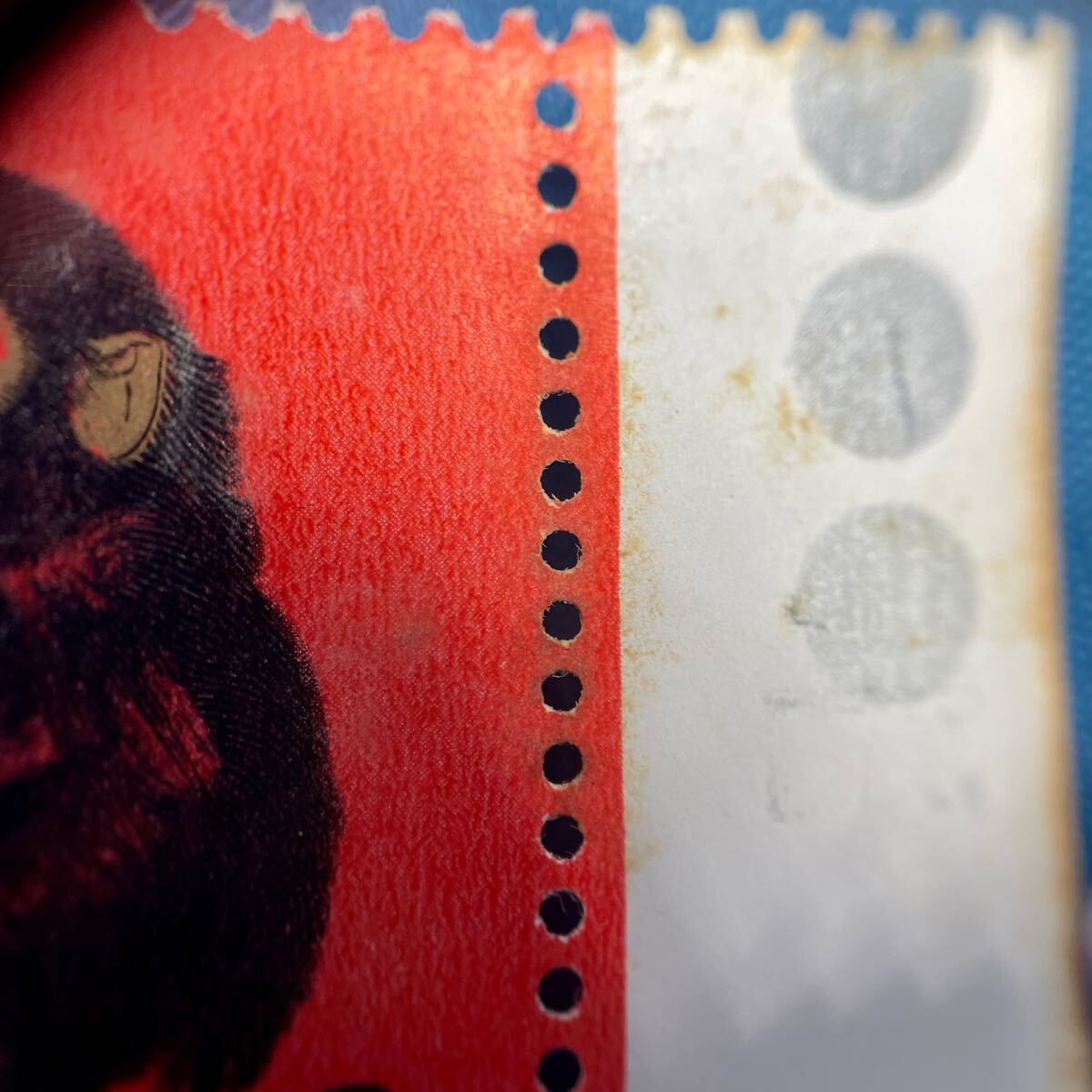 ⭐︎美品☆超希少 赤猿小猿 中国切手 1980年 年賀切手 伝説 ⭐︎美品☆超希少 赤猿小猿 中国切手 1980年 年賀切手 伝説