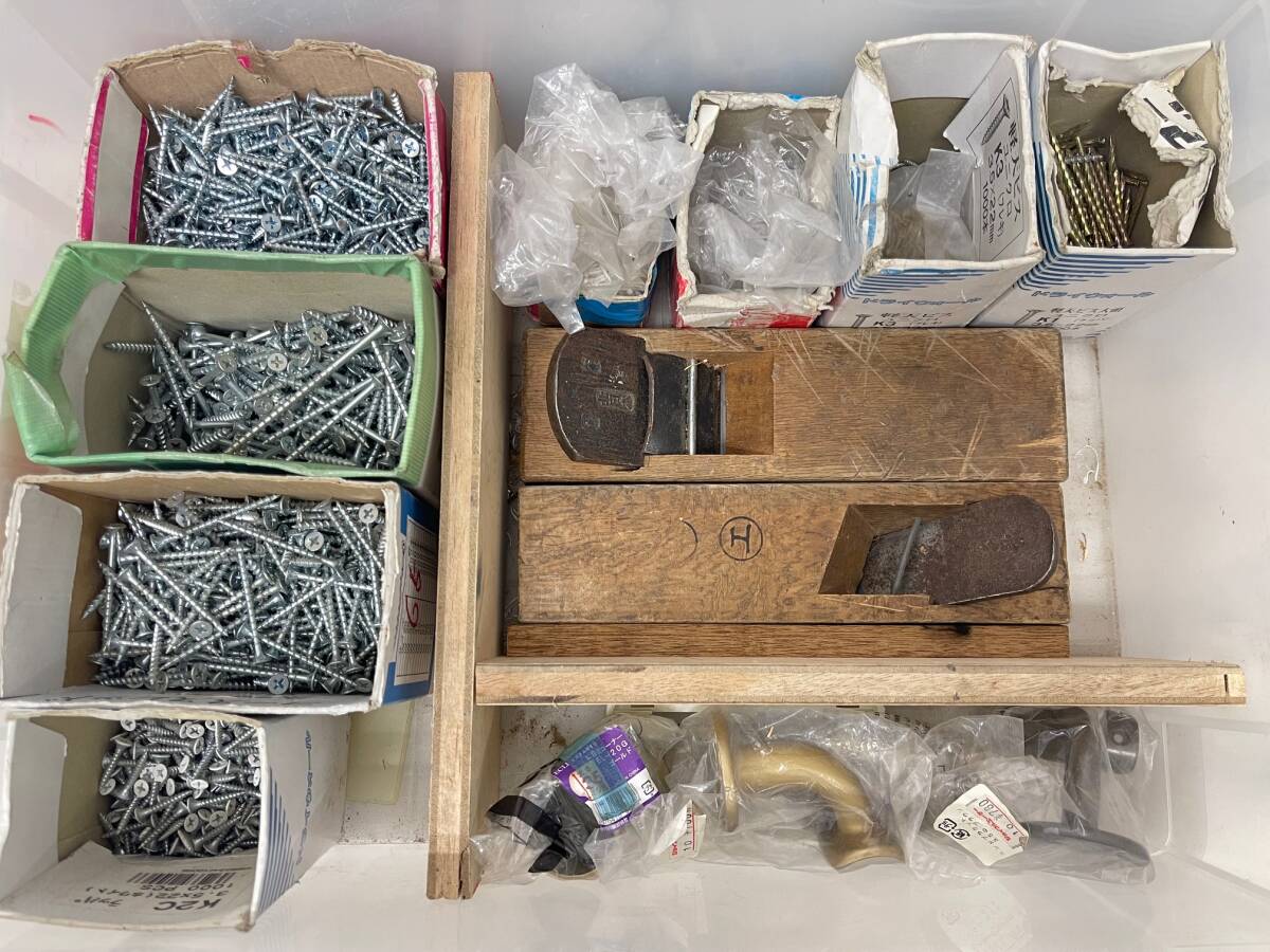中古品 ビス 釘 かんな 等色々おまとめ 管理kg1203