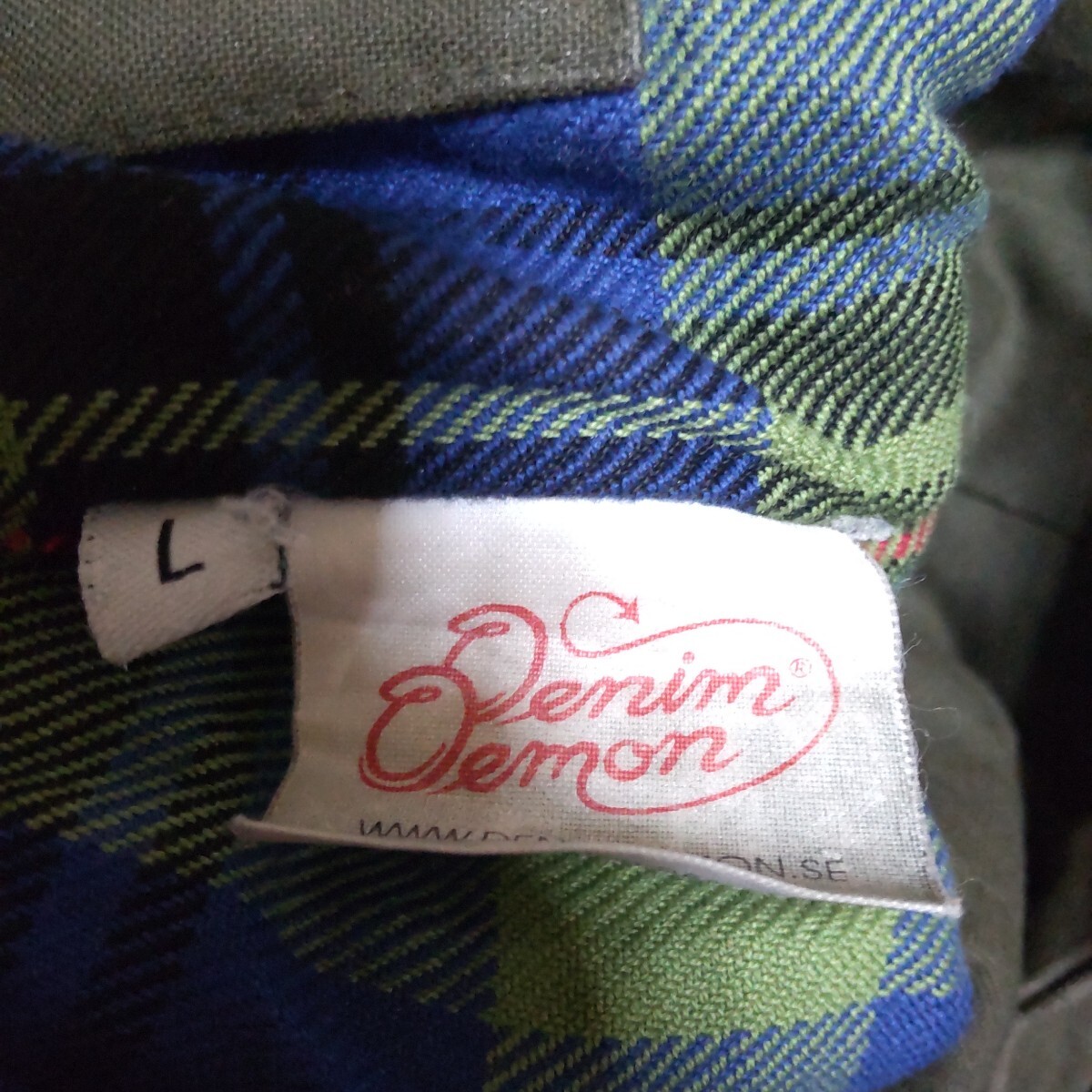 C5 DENIM DEMON JEANS хаки L капот масло do жакет комбинезон милитари Work Vintage America USA б/у одежда мужской 90s