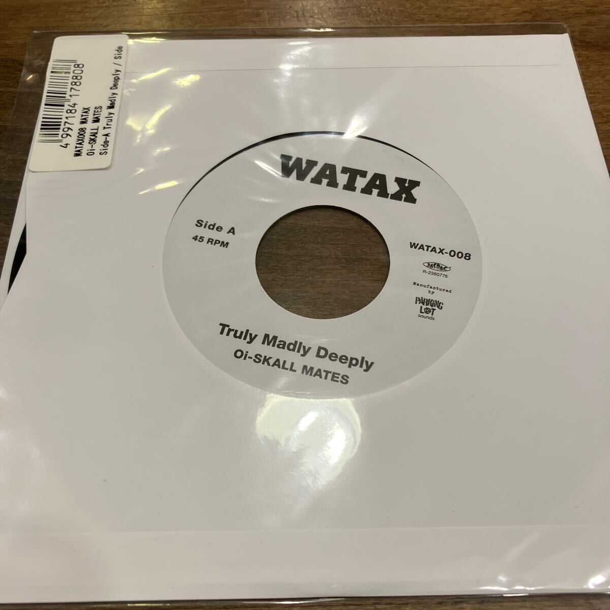 EP 7インチ /oi skall mates 「Truly Madly Deeply 」 EPレコード オイスカルメイツ