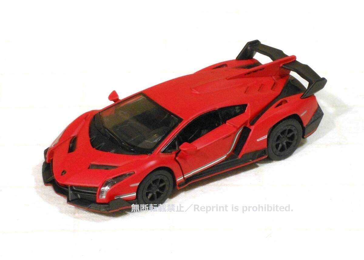 KiNSMART 1/36 ランボルギーニ Lamborghini ヴェネーノ Veneno 赤_画像1