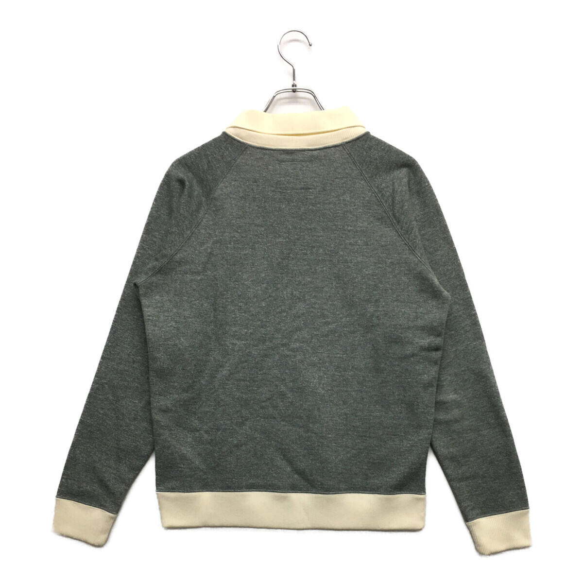 coco 中古【値下げ】 パームス＆コー Palms＆co. レディース スウェット L グレー 長袖 里起毛 襟付き レターパックプラス発送可 97455