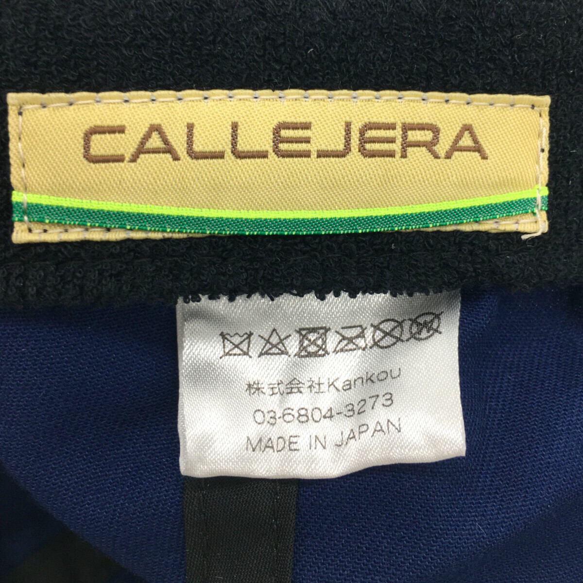 coco 未使用品 カジェヘラ CALLEJERA キャップ フリー ネイビー 紺 サボテン刺繍 レターパックプラス発送可 88714