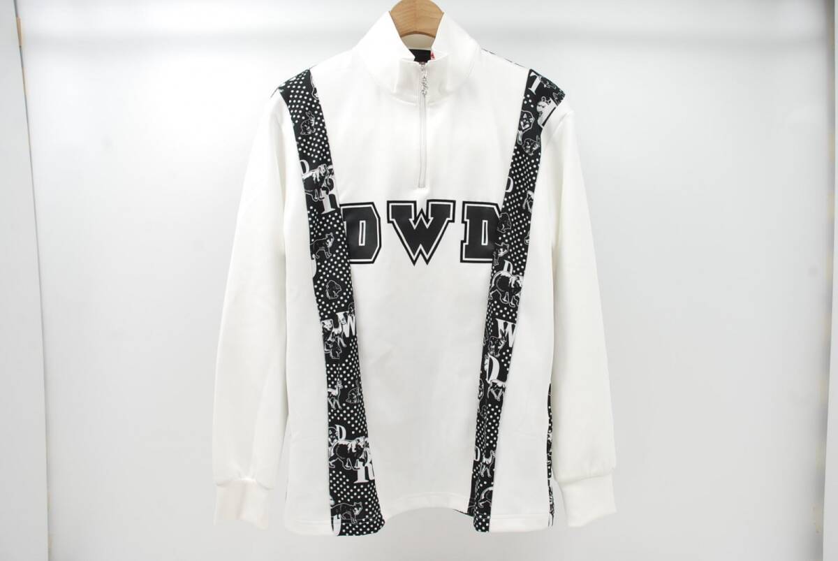 coco 中古 ダンスウィズドラゴン メンズ 長袖シャツ 2(M) 白 ハーフジッププルオーバー アニマル レターパックプラス発送可 74465