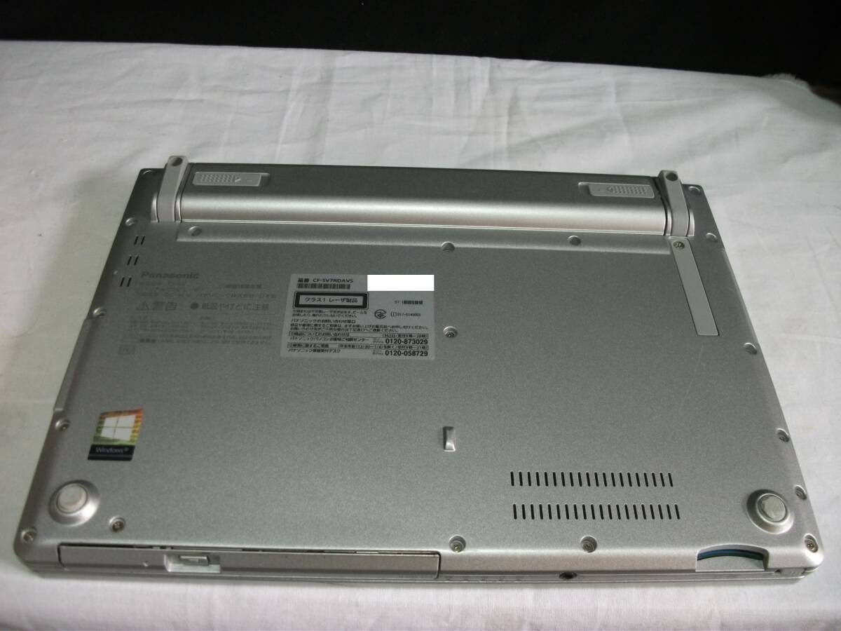 Win11 Panasonic Let's note CF-SV7RDAVS/Corei5/8GBメモリ+SSD256GB/マルチ/Office2021(353)