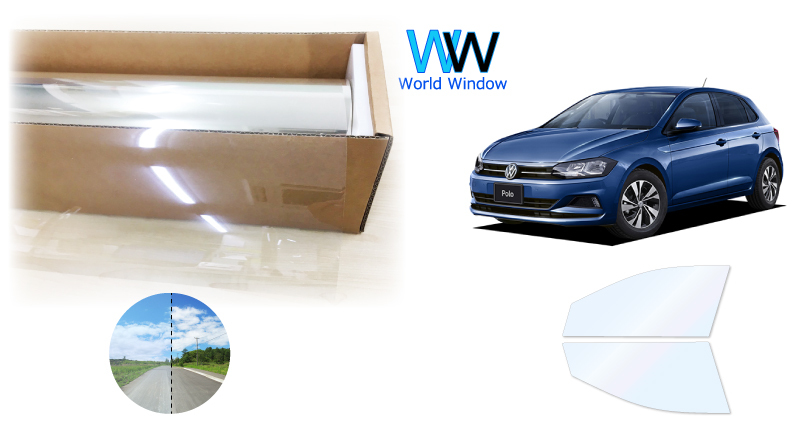 .. плёнка штраф призрак 90 Volkswagen Polo (AWCHZ) защитная пленка передняя дверь комплект 