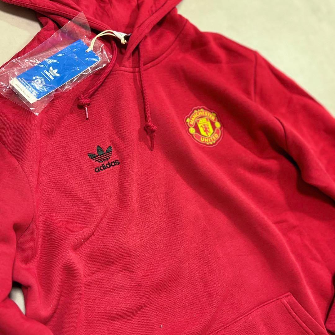 adidas マンチェスター・ユナイテッド パーカー 新品 XLサイズ アディダスオリジナルス マンチェスター